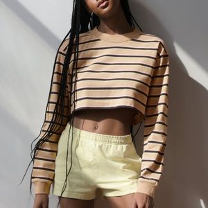 TNA crop long sleeve shirt